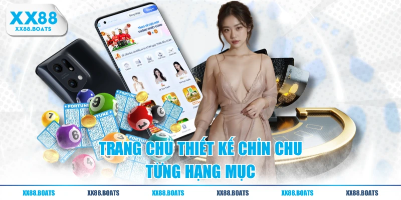 Trang chủ thiết kế chỉn chu từng hạng mục